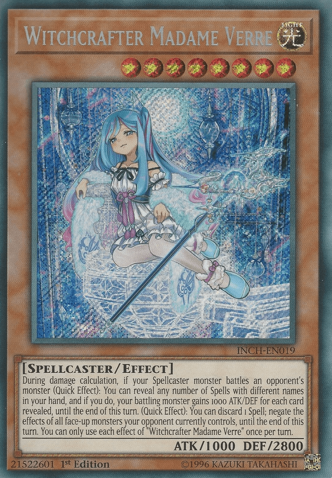 Witchcrafter Madame Verre [INCH-EN019] Secret Rare - Josh's Cards