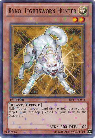 Ryko, Lightsworn Hunter [BP01-EN063] Starfoil Rare - Josh's Cards