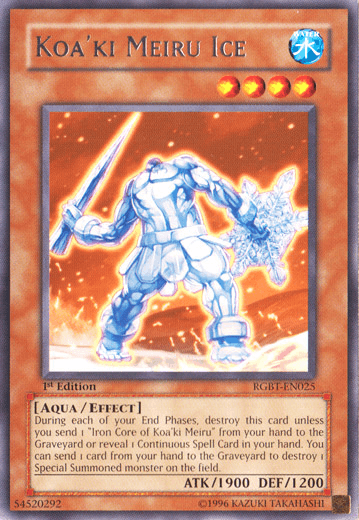 Koa'ki Meiru Ice [RGBT-EN025] Rare - Josh's Cards