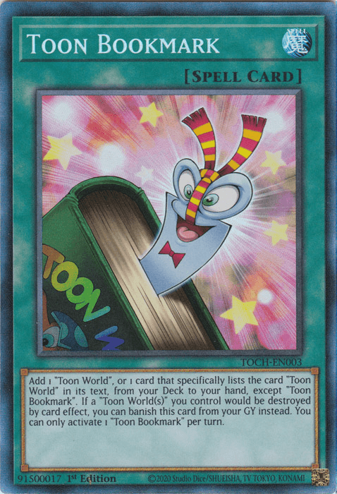 Toon Bookmark [TOCH-EN003] Collector's Rare - Josh's Cards