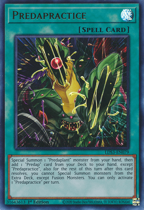 Predapractice [LDS3-EN079] Ultra Rare - Josh's Cards
