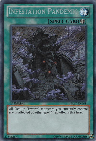 Infestation Pandemic [HA07-EN068] Secret Rare - Josh's Cards