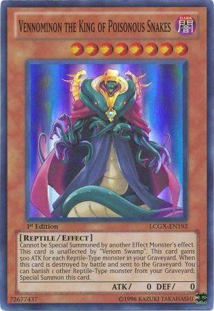 Vennominon the King of Poisonous Snakes [LCGX-EN192] Super Rare - Josh's Cards