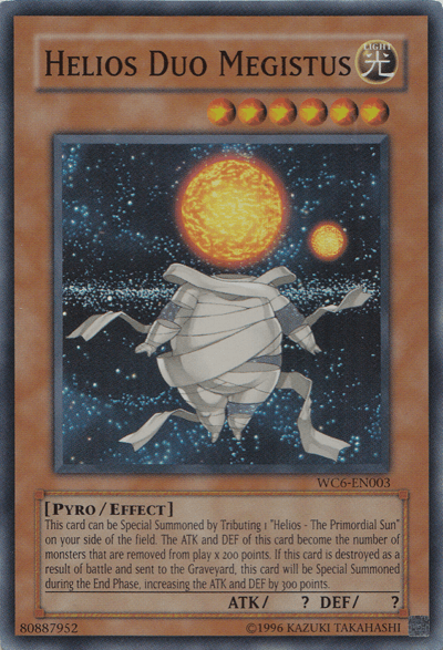 Helios Duo Megistus [WC6-EN003] Super Rare - Josh's Cards