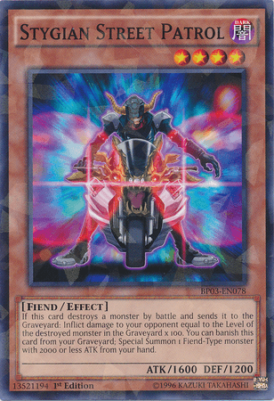 Stygian Street Patrol [BP03-EN078] Shatterfoil Rare - Josh's Cards