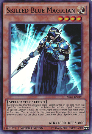 Skilled Blue Magician [SECE-ENS07] Super Rare - Josh's Cards