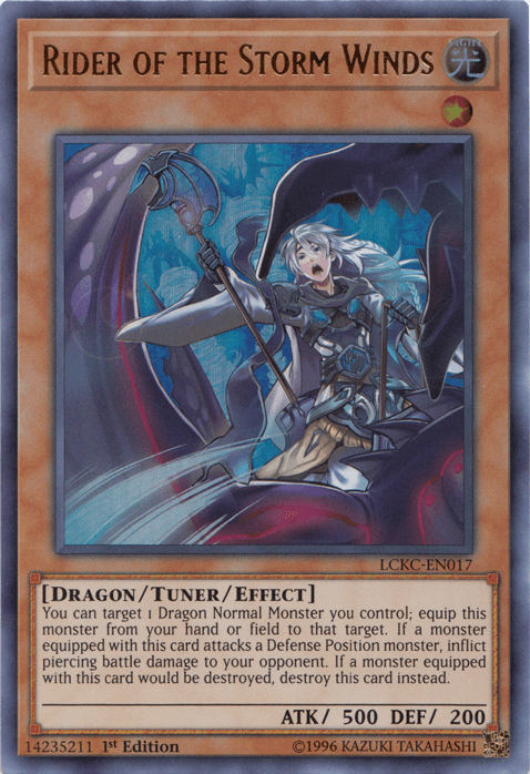 Rider of the Storm Winds [LCKC-EN017] Ultra Rare - Josh's Cards