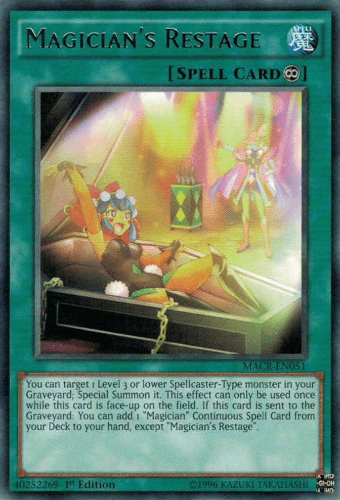 Magician's Restage [MACR-EN051] Rare - Josh's Cards