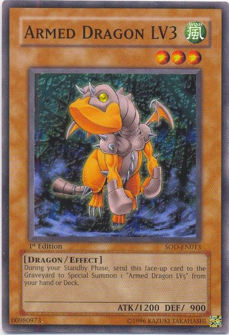 Armed Dragon LV3 [SOD-EN013] Common - Josh's Cards