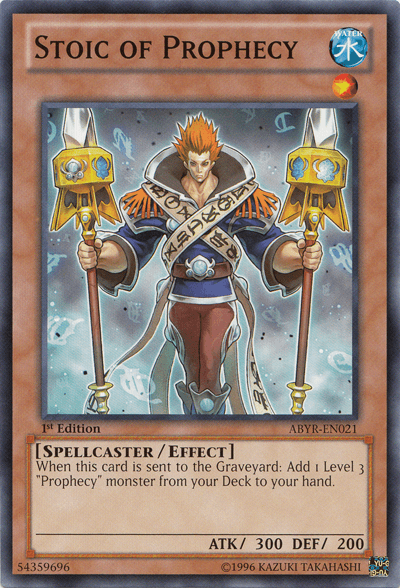 Stoic of Prophecy [ABYR-EN021] Common - Josh's Cards