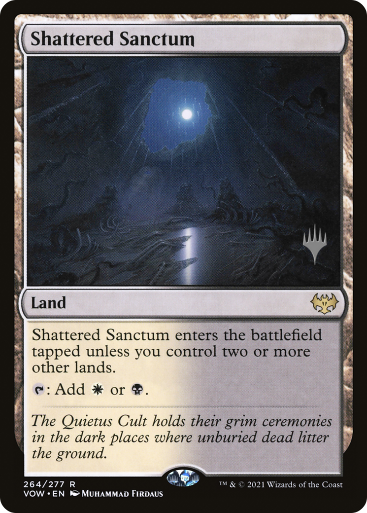 Shattered Sanctum (PPDMU-264P) - Innistrad: Crimson Vow Promos Foil