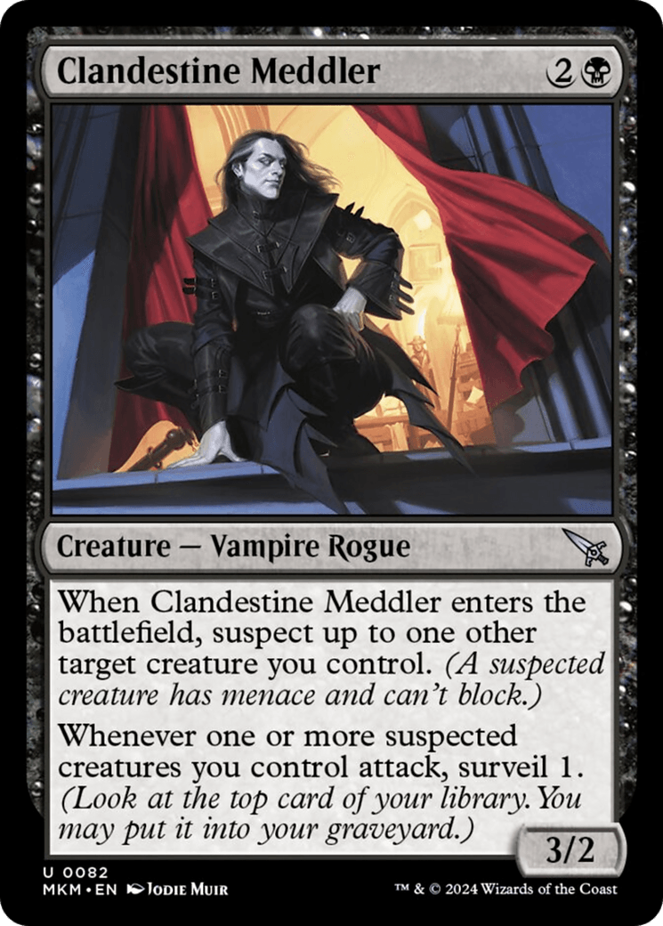 Clandestine Meddler (Red) [Murders at Karlov Manor] - Josh's Cards