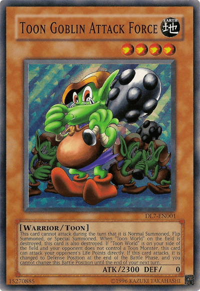 Toon Goblin Attack Force [DL7-EN001] Super Rare - Josh's Cards