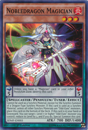 Nobledragon Magician [SDMP-EN003] Super Rare - Josh's Cards