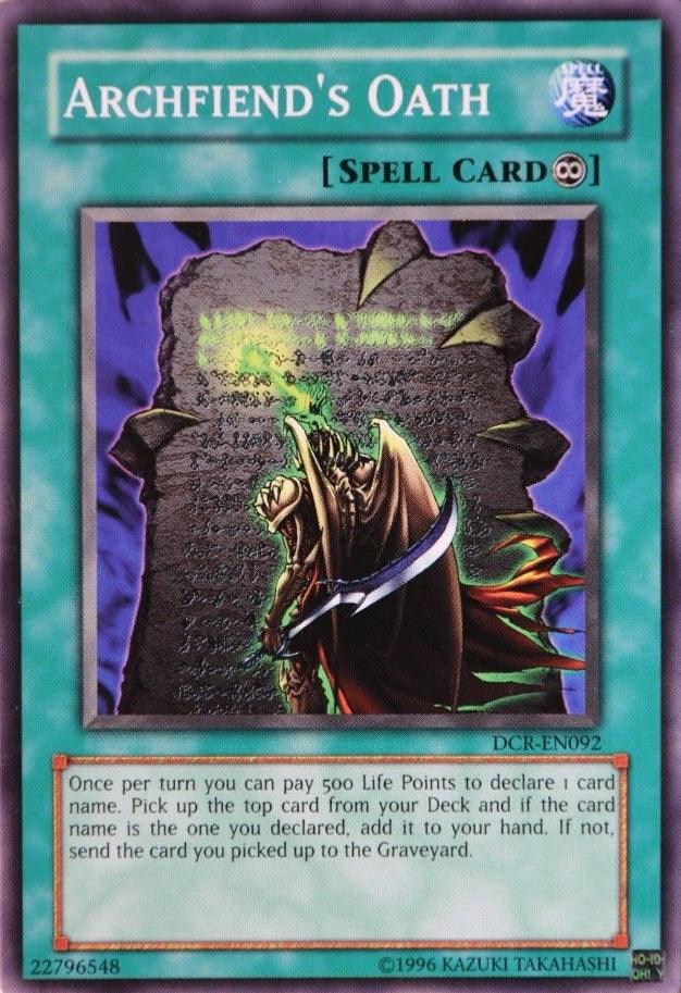 Archfiend's Oath [DCR-EN092] Common - Josh's Cards