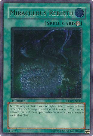 Miraculous Rebirth [CDIP-EN044] Ultimate Rare - Josh's Cards