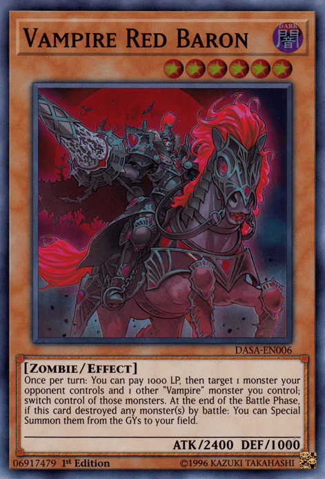 Vampire Red Baron [DASA-EN006] Super Rare - Josh's Cards