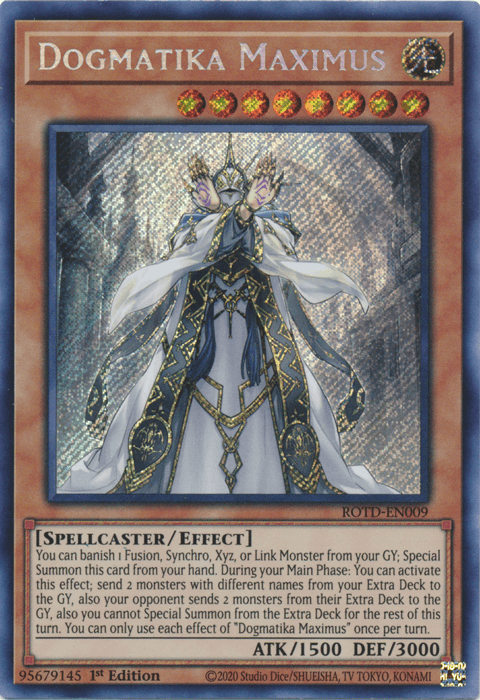 Dogmatika Maximus [ROTD-EN009] Secret Rare - Josh's Cards