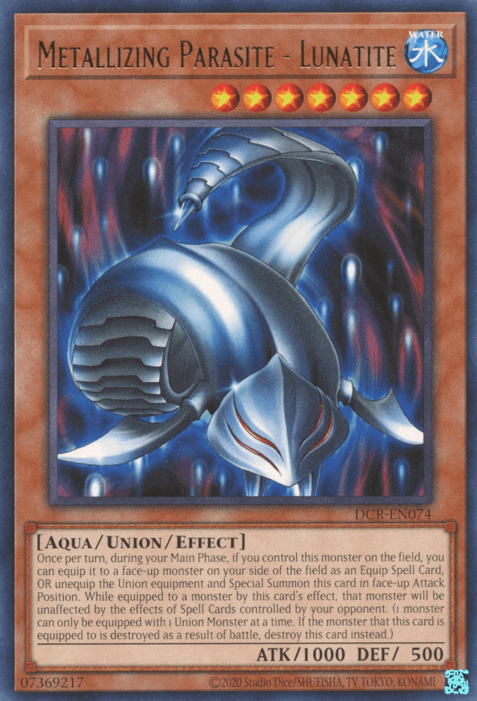 Metallizing Parasite - Lunatite (25th Anniversary) [DCR-EN074] Rare - Josh's Cards