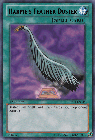 Harpie's Feather Duster [BP01-EN035] Rare - Josh's Cards