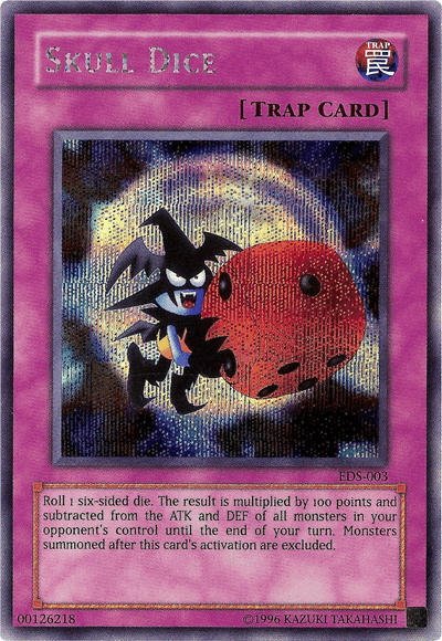Skull Dice [EDS-003] Secret Rare - Josh's Cards