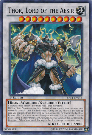 Thor, Lord of the Aesir [SP14-EN048] Common - Josh's Cards