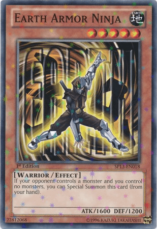 Earth Armor Ninja [SP13-EN018] Starfoil Rare - Josh's Cards