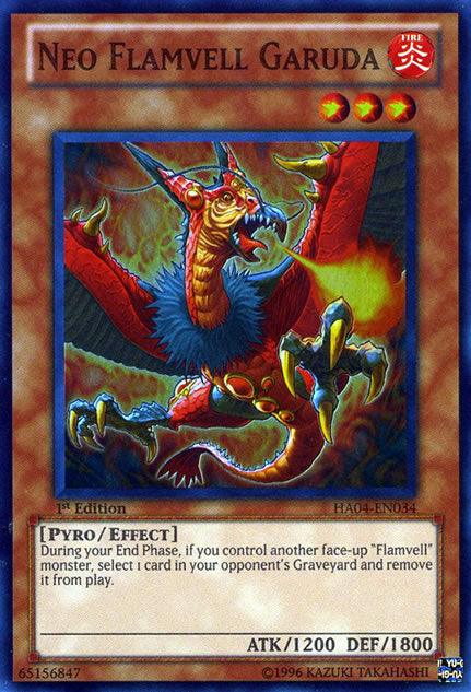 Neo Flamvell Garuda [HA04-EN034] Super Rare - Josh's Cards