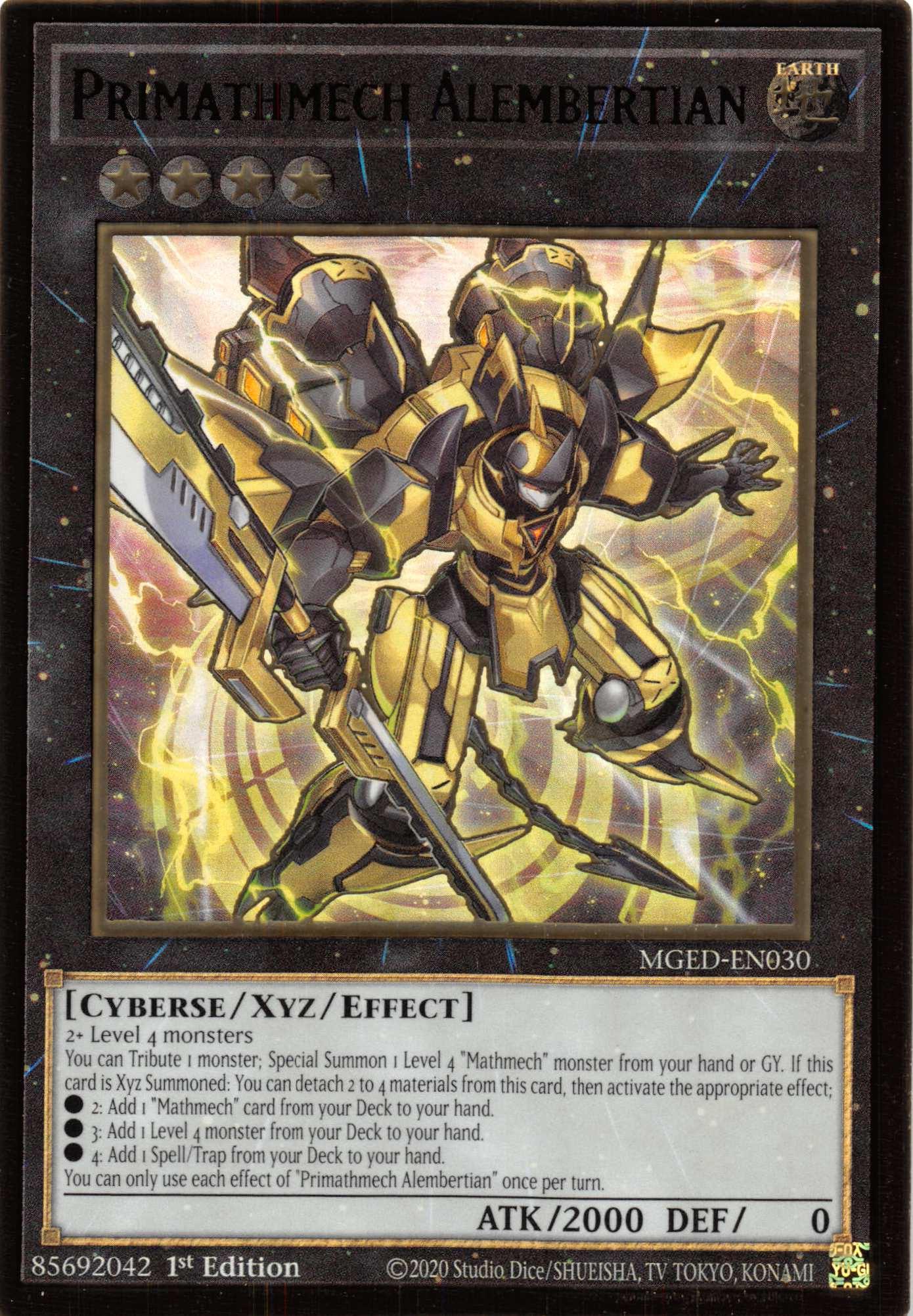 Primathmech Alembertian [MGED-EN030] Gold Rare - Josh's Cards