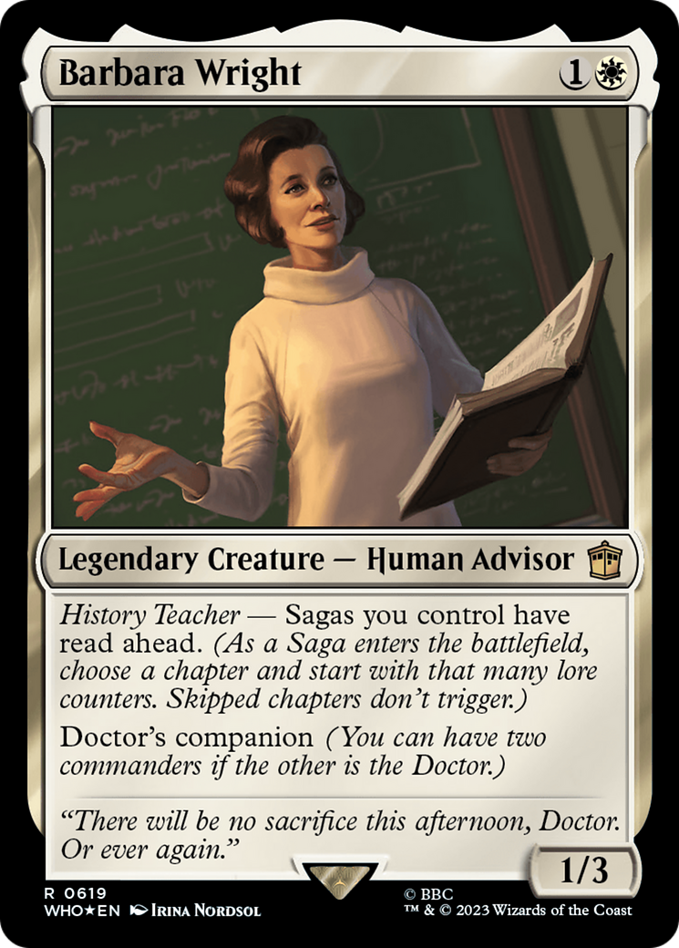 Barbara Wright (WHO-619) - Doctor Who Foil