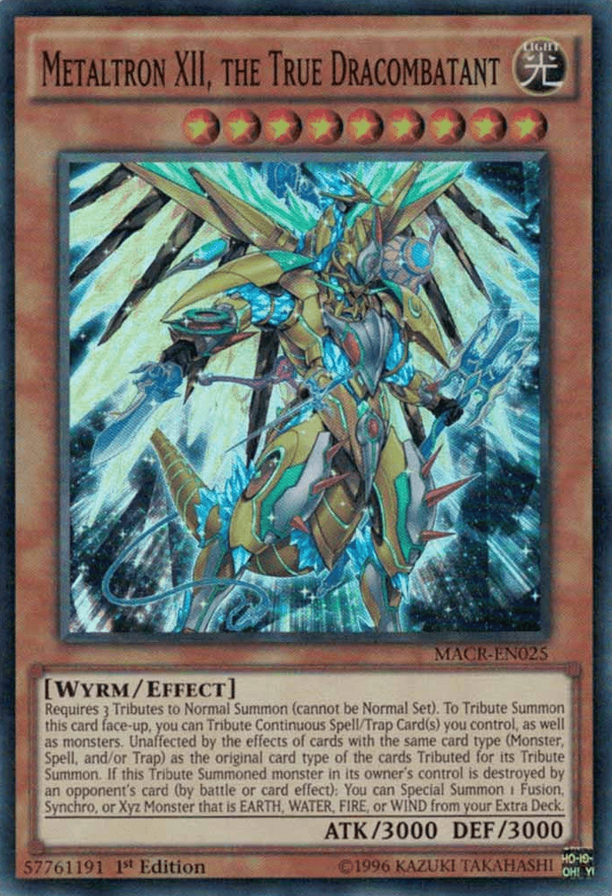 Metaltron XII, the True Dracombatant [MACR-EN025] Super Rare - Josh's Cards
