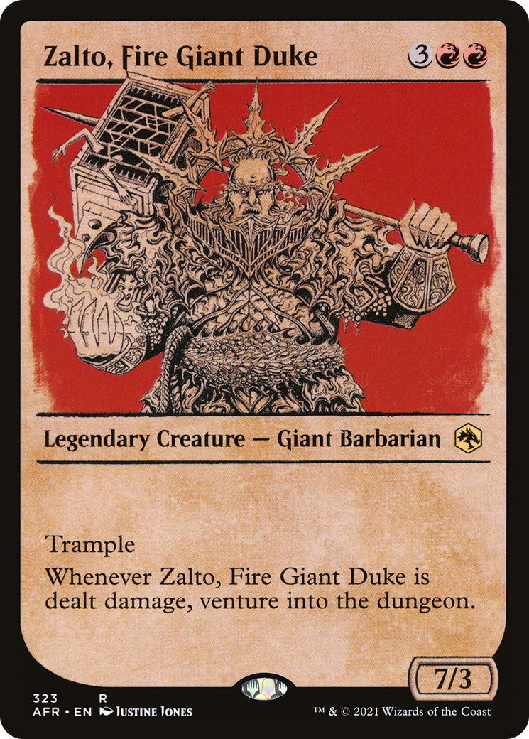 Zalto, Fire Giant Duke (AFR-323) - Adventures in the Forgotten Realms: (Showcase)