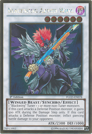 Blackwing Armed Wing [PGLD-EN078] Gold Rare - Josh's Cards