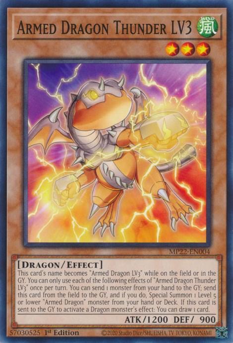 Armed Dragon Thunder LV3 [MP22-EN004] Common - Josh's Cards