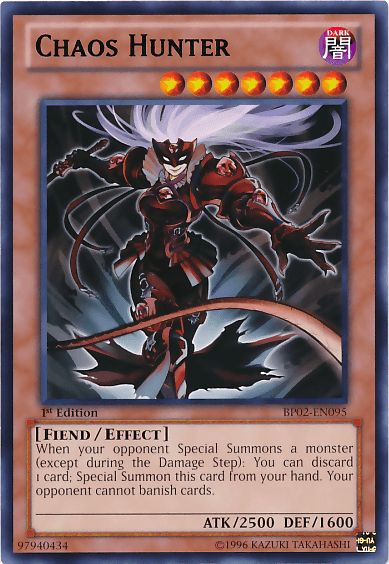 Chaos Hunter [BP02-EN095] Mosaic Rare - Josh's Cards