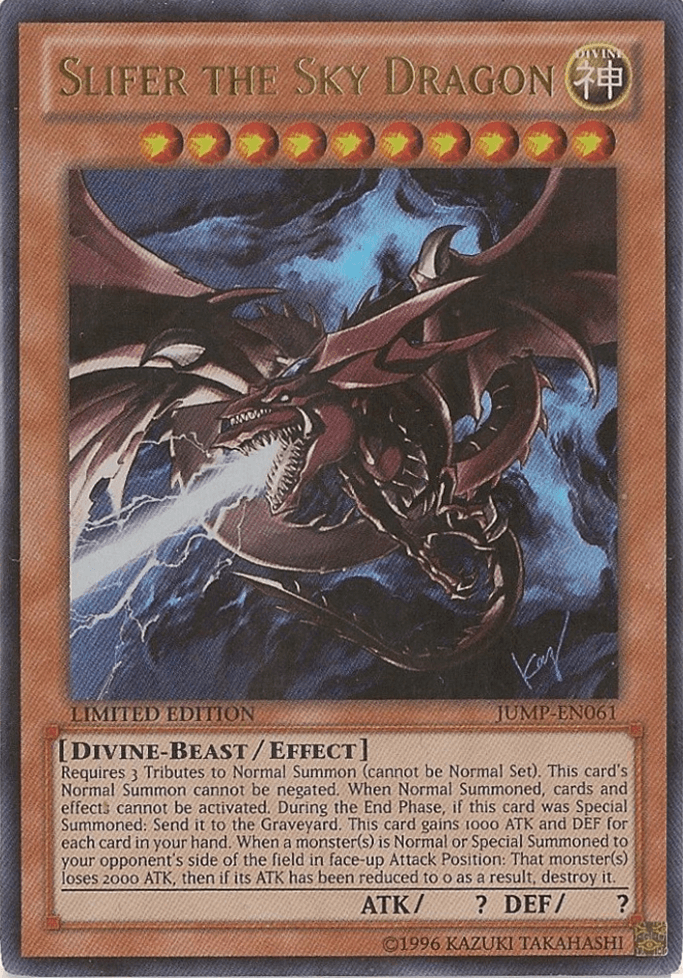 Slifer the Sky Dragon [JUMP-EN061] Ultra Rare - Josh's Cards