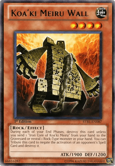 Koa'ki Meiru Wall [STBL-EN087] Rare - Josh's Cards