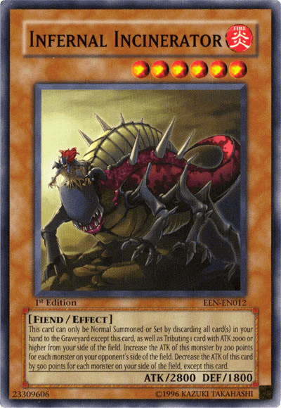 Infernal Incinerator [EEN-EN012] Common - Josh's Cards
