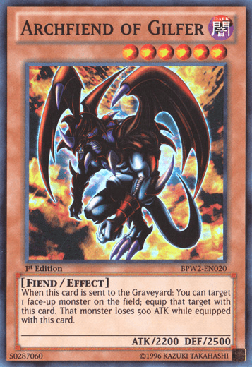 Archfiend of Gilfer [BPW2-EN020] Super Rare - Josh's Cards