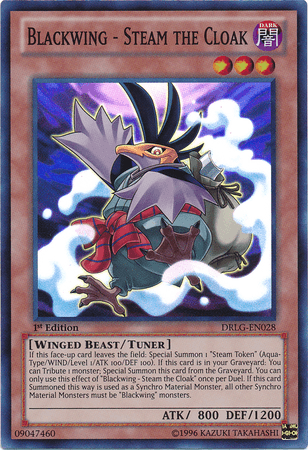Blackwing - Steam the Cloak [DRLG-EN028] Super Rare - Josh's Cards