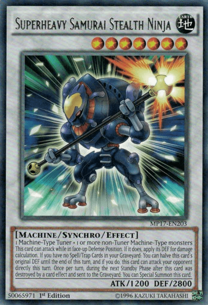 Superheavy Samurai Stealth Ninja [MP17-EN203] Rare - Josh's Cards