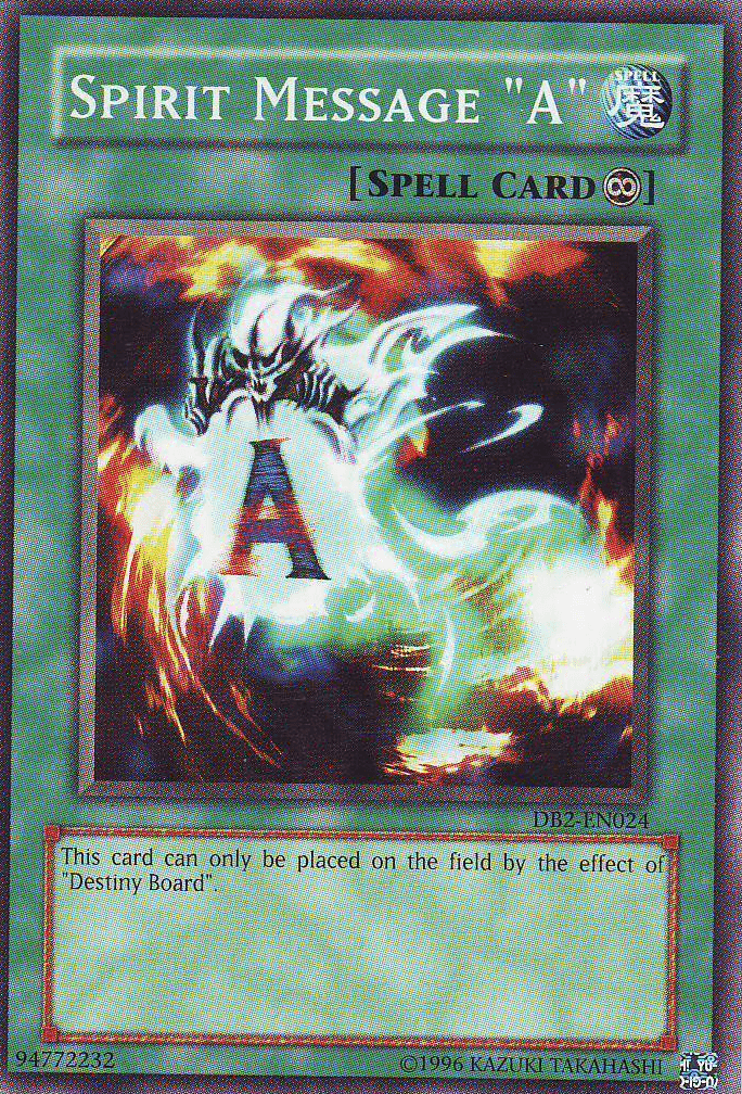 Spirit Message "A" [DB2-EN024] Common - Josh's Cards
