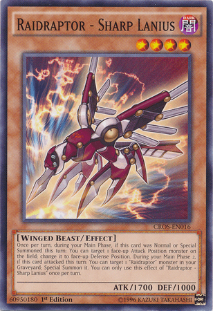 Raidraptor - Sharp Lanius [CROS-EN016] Common - Josh's Cards