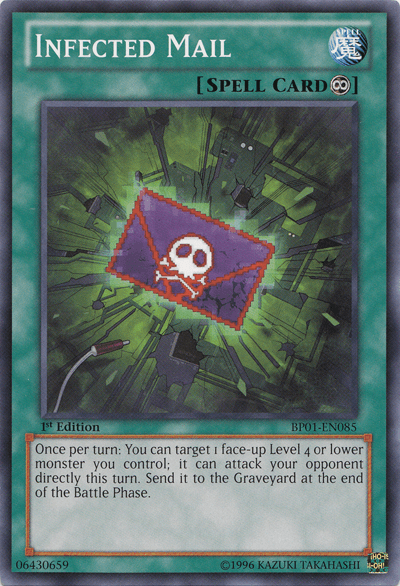 Infected Mail [BP01-EN085] Common - Josh's Cards