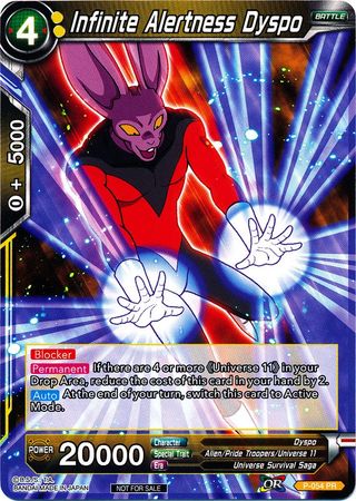 Infinite Alertness Dyspo (P-054) [Promotion Cards] Parallel Foil
