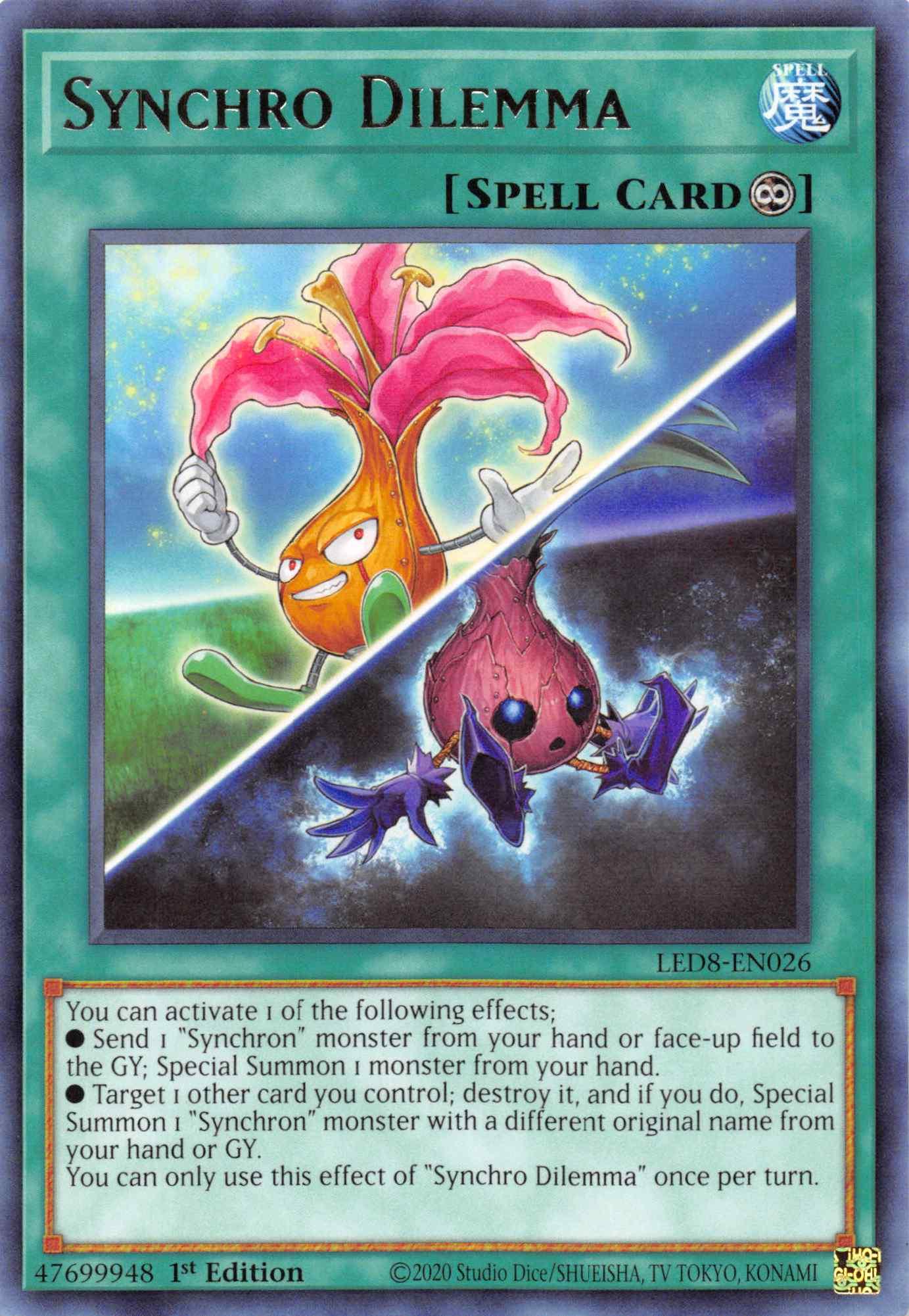 Synchro Dilemma [LED8-EN026] Rare - Josh's Cards