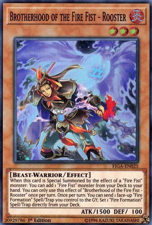 Brotherhood of the Fire Fist - Rooster [FIGA-EN025] Super Rare - Josh's Cards