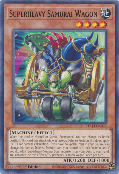 Superheavy Samurai Wagon [ETCO-EN092] Common - Josh's Cards