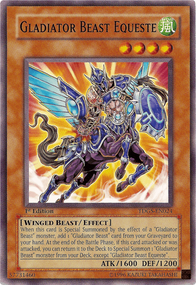 Gladiator Beast Equeste [TDGS-EN024] Common - Josh's Cards