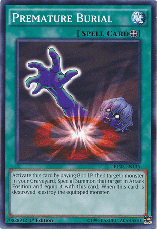 Premature Burial [BP03-EN136] Common - Josh's Cards